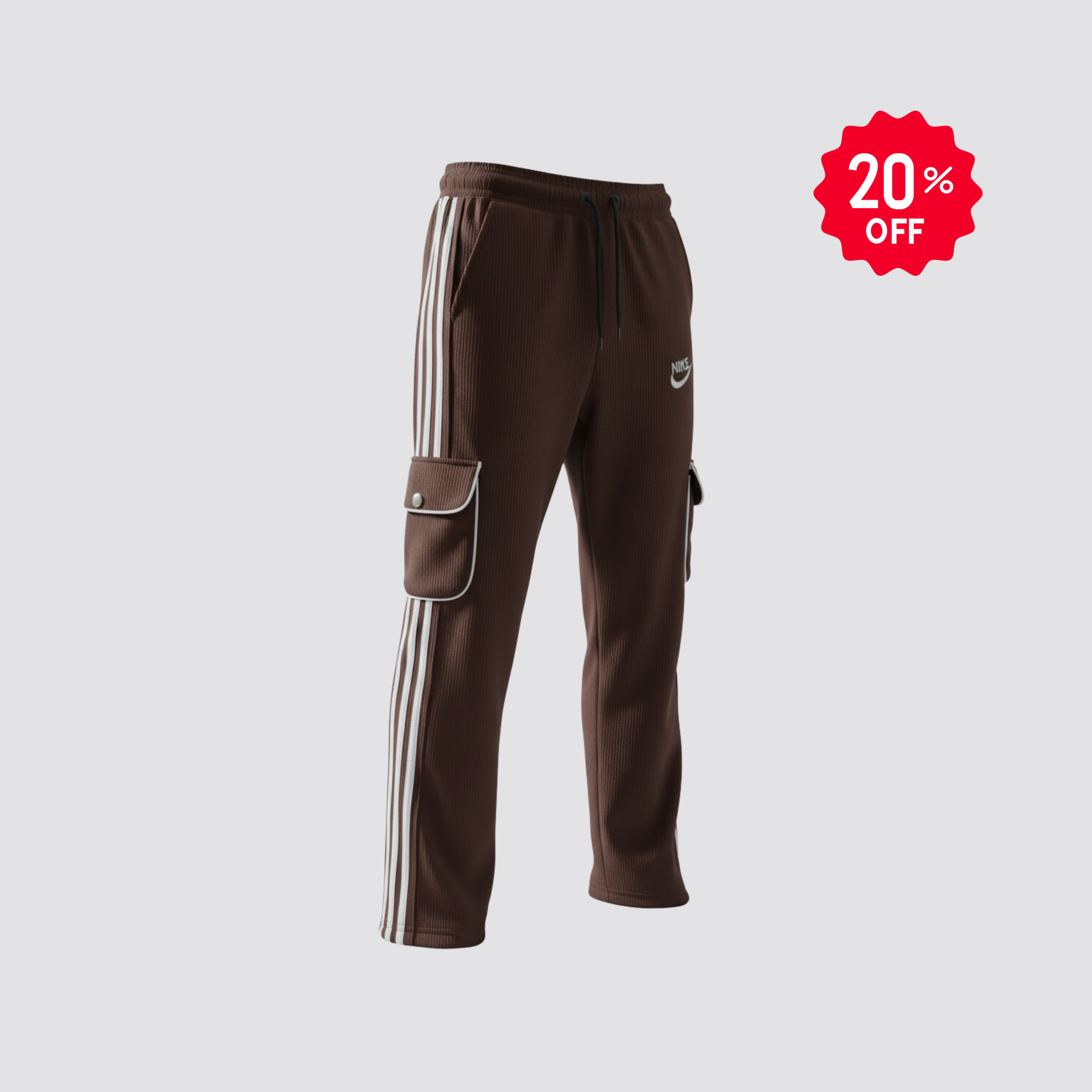 Premium Brown Cargo Joggers for Men | Comfortable & Stylish Daily Wear
