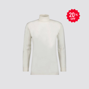 Premium White Long Sleeve T-shirt for Men | Soft & Comfortable Winter Wear
